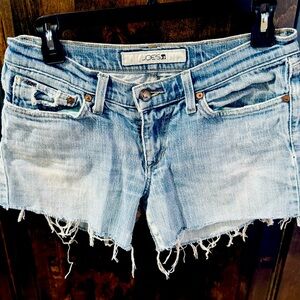 JOE’S JEANS denim cut-off shorts